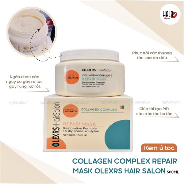 Kem Ủ Tóc Phục Hồi Olexrs Argan oil 500ml  SP001221